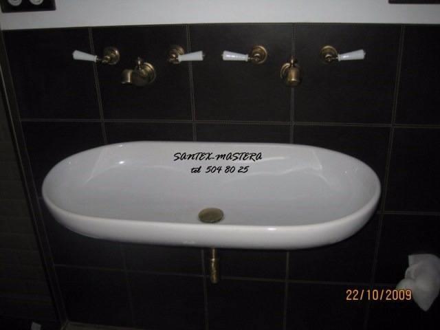 установка раковины в ванной